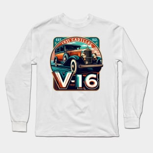 Cadillac V-16 Long Sleeve T-Shirt